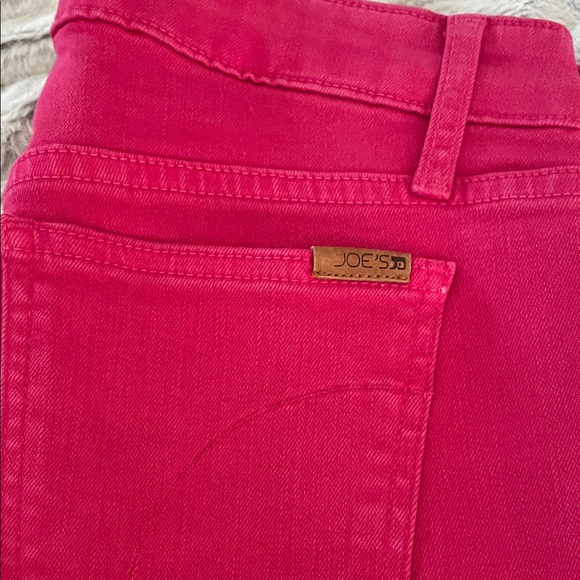 Joe's Jeans Vibrant Hot Pink Skinny Jeans - Picture 2 of 6